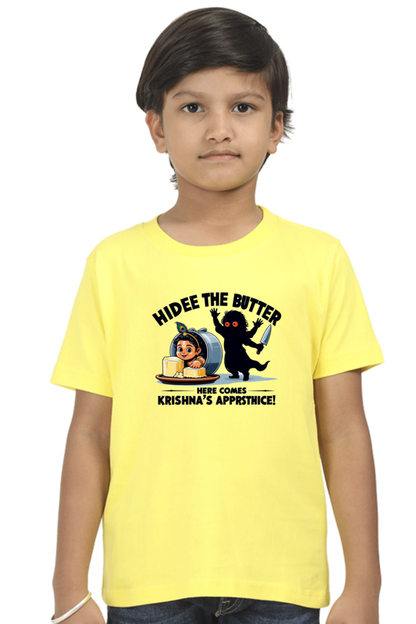 Hidee The Butter Janmashtami Boy's T Shirts