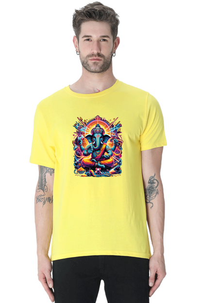 Lord Ganesha 1 Printed Ganesh Chaturthi Men's T Shirts