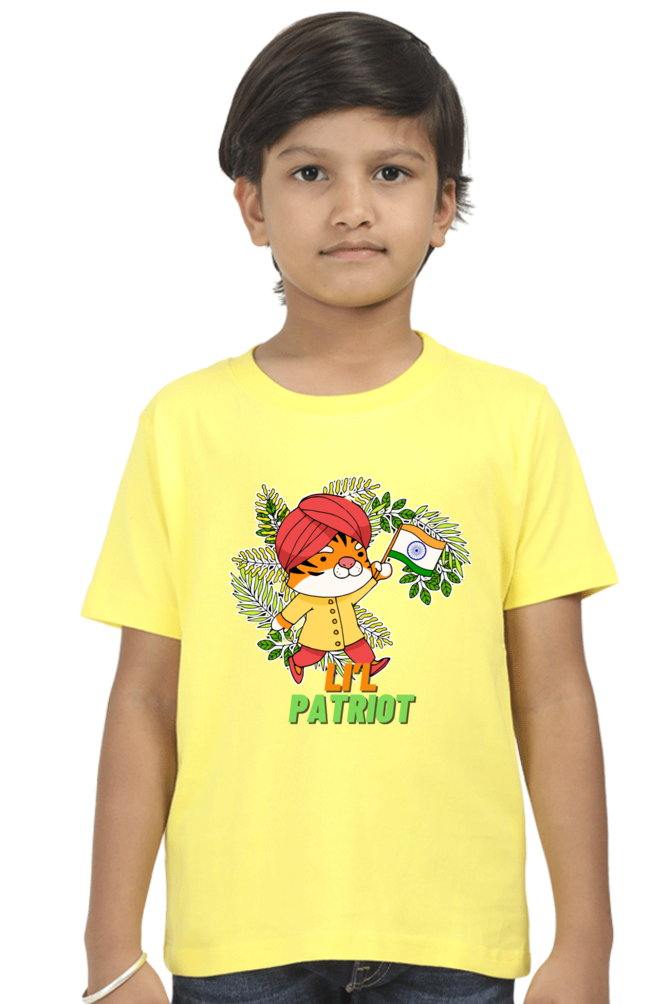 Patriotic T Shirts for Boys New Yellow