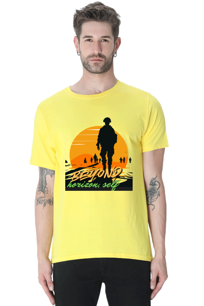 Patriotic Mens T Shirts New Yellow