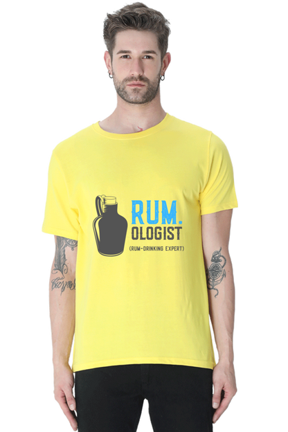 Rum - Ologist Men's T Shirt New Yellow