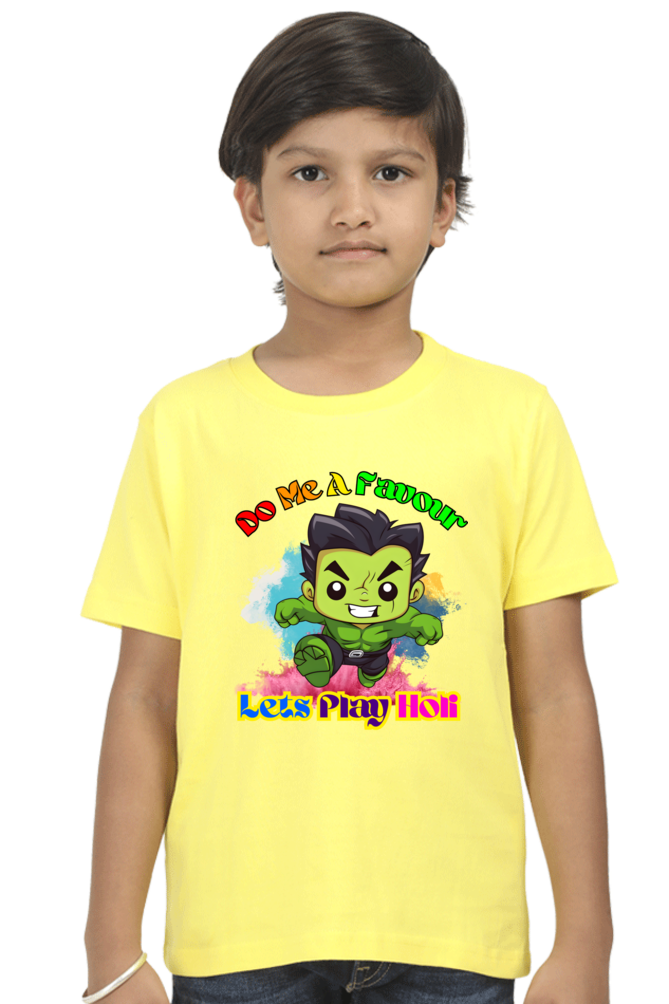 Do Me A Favour Lets Play Holi - Green Hulky Baby New Yellow