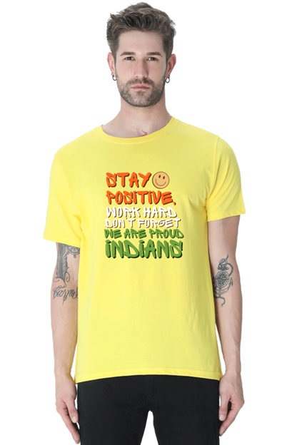 Patriotic Mens T Shirts New Yellow