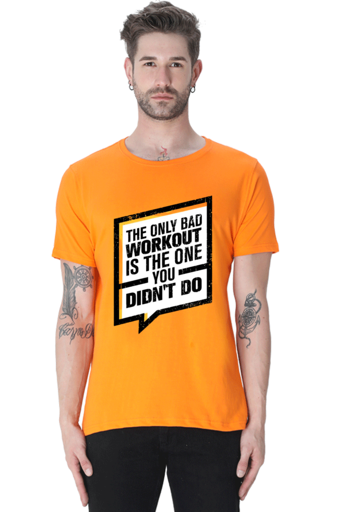 The Only Bad Workout Men's T Shirt Orange