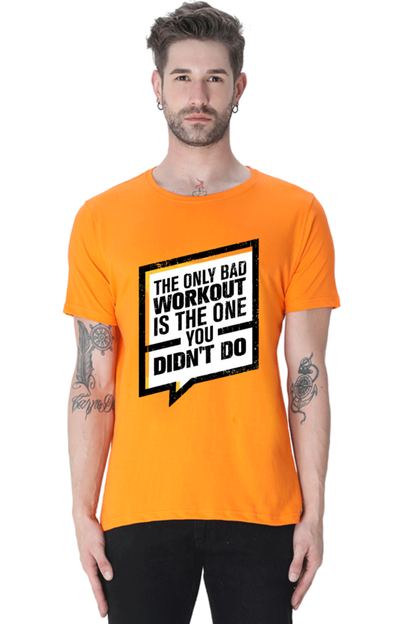 The Only Bad Workout Men's T Shirt Orange