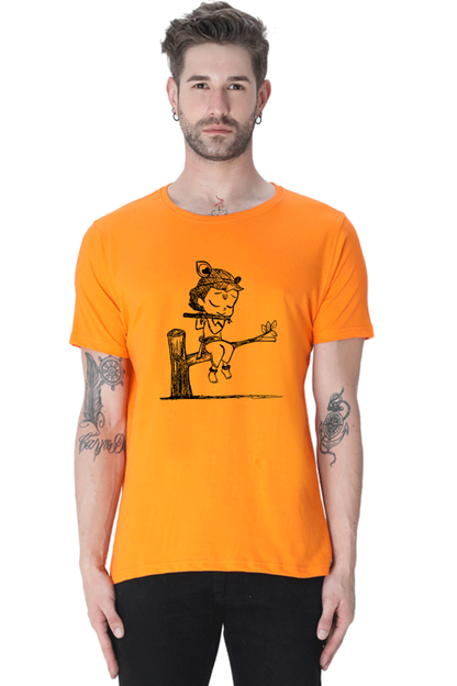 Little Krishna Janmashtami Men's T Shirts