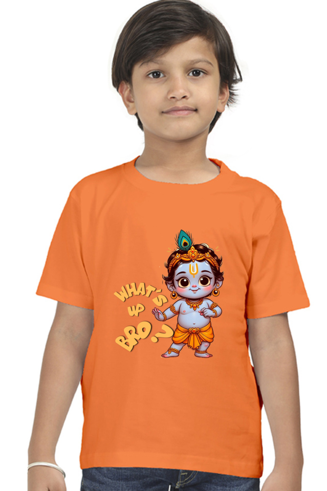 Whats Up Bro? Janmashtami Boy's T Shirts