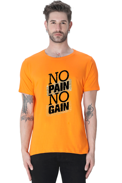 No Pain No Gain Gain Men's T Shirt Orange