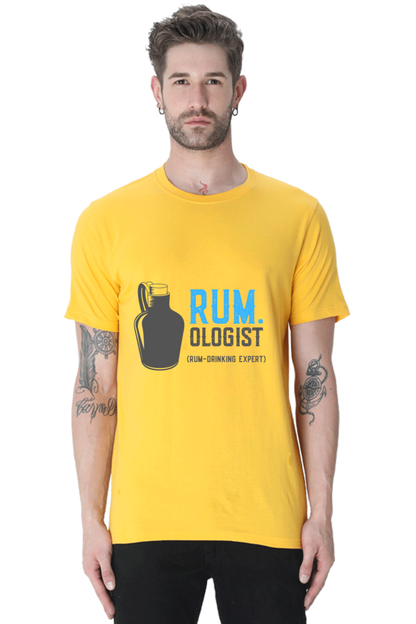 Rum - Ologist Men's T Shirt Golden Yellow