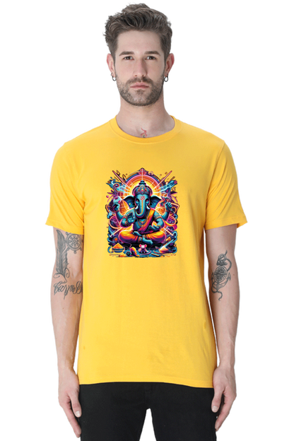 Lord Ganesha 1 Printed Ganesh Chaturthi Men's T Shirts