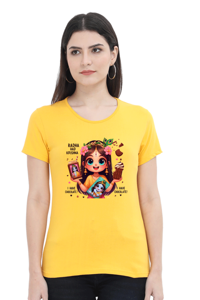 Radha Had Krishna Janmashtami Women T Shirts