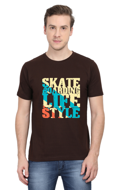 Skate Boarding Life Style Coffee Brown