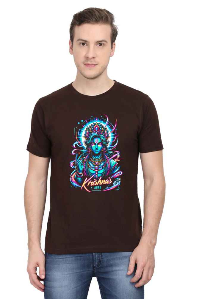 Krishna's Aura Janmashtami Men's T Shirts