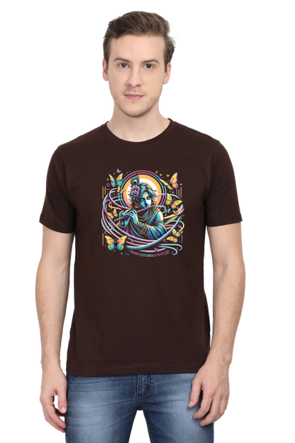 Krishna_s Flute Janmashtami Men's T Shirts