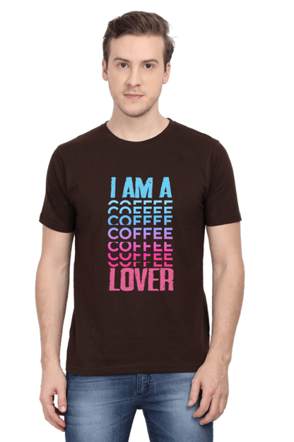 I Am A Coffee Lover Men's T Shirt Coffee Brown