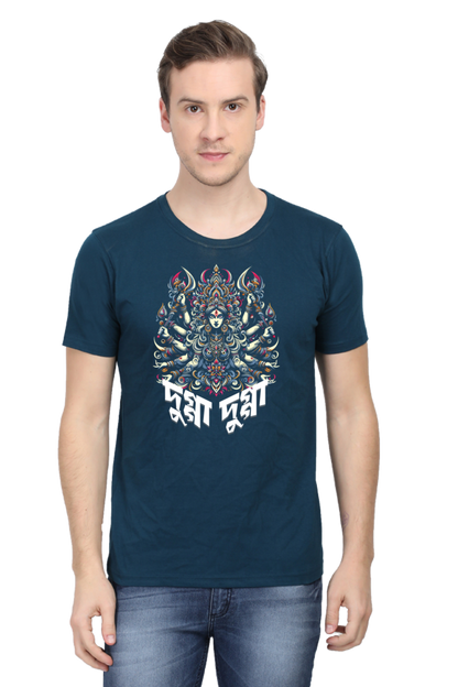 Durga Puja Bengali T Shirt For Men's