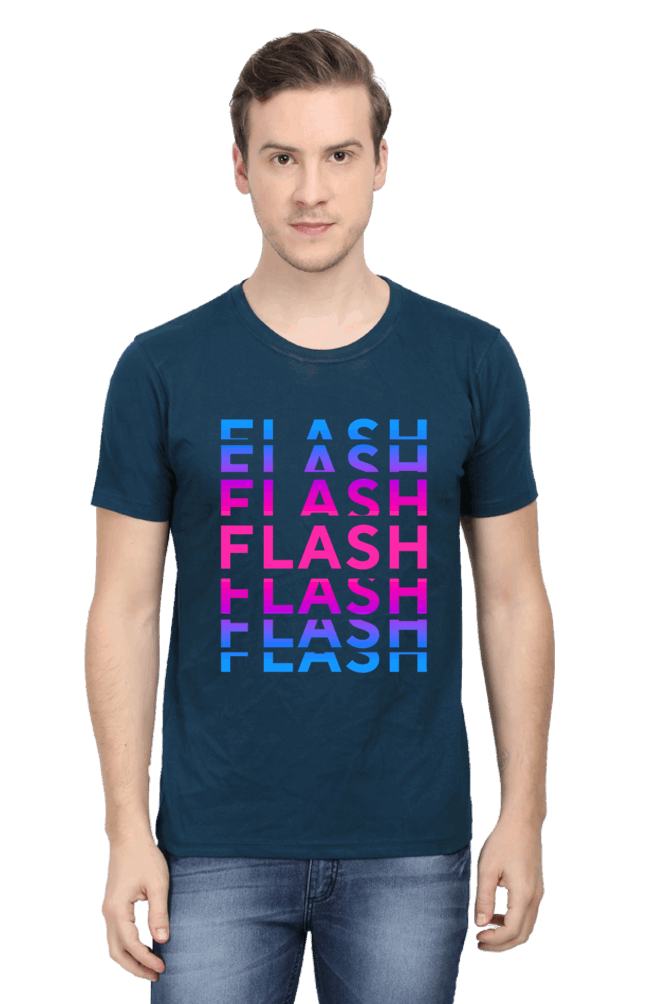 Flash Men's T Shirt Petrol Blue