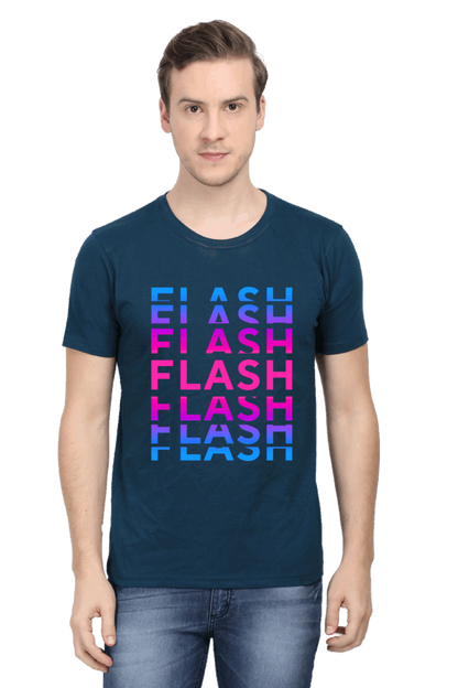 Flash Men's T Shirt Petrol Blue