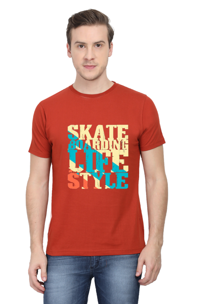 Skate Boarding Life Style Brick Red