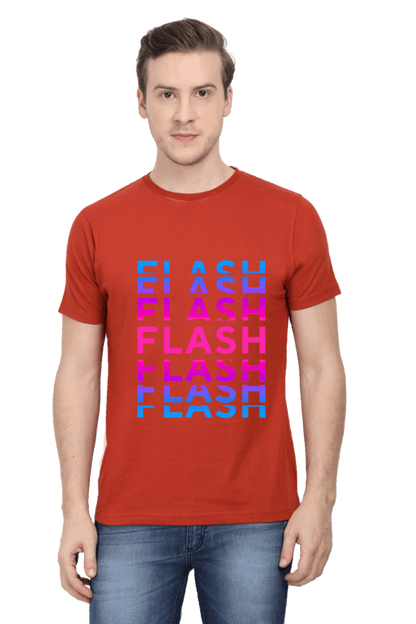 Flash Men's T Shirt Brick Red