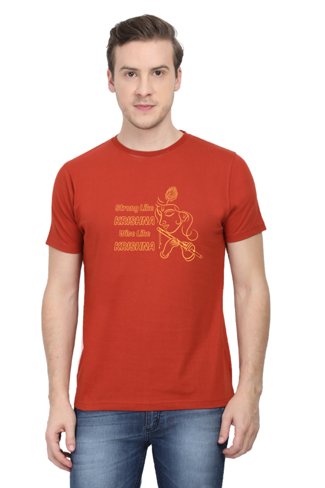 Strong Like Krishna Janmashtami Men's T Shirts