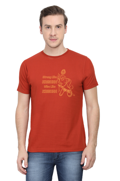 Strong Like Krishna Janmashtami Men's T Shirts