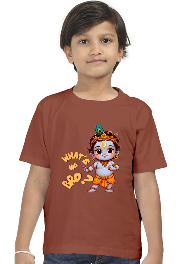 Whats Up Bro? Janmashtami Boy's T Shirts