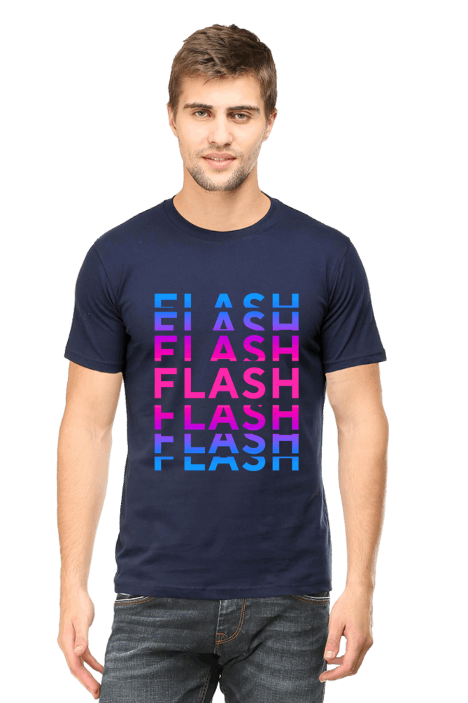 Flash Men's T Shirt Navy Blue