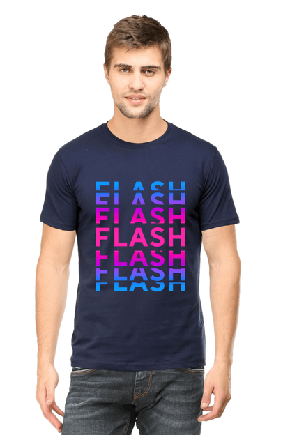 Flash Men's T Shirt Navy Blue