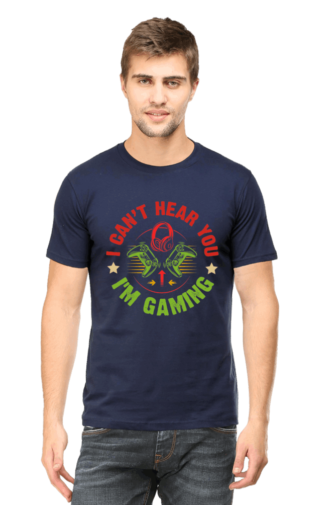 I Cant Hear You I Am Gaming - Men's T Shirt Navy Blue