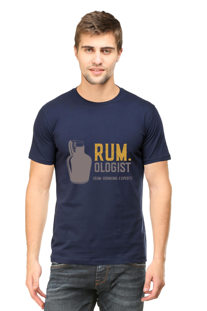 Rum - Ologist Men's T Shirt Navy Blue