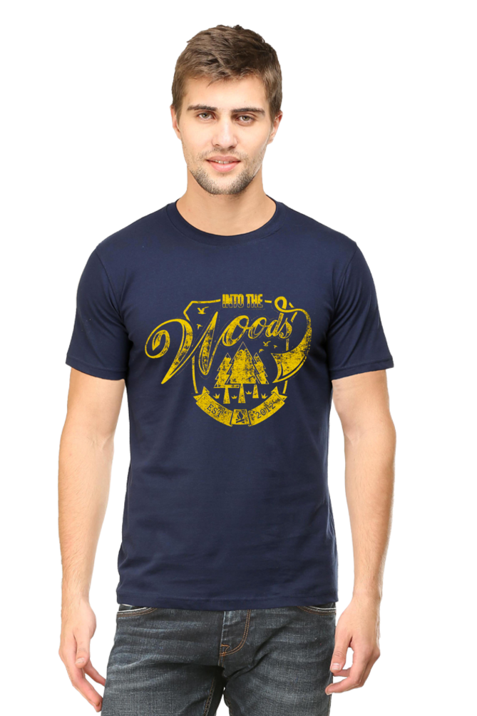 Woods’ Men’s T Shirts Navy Blue