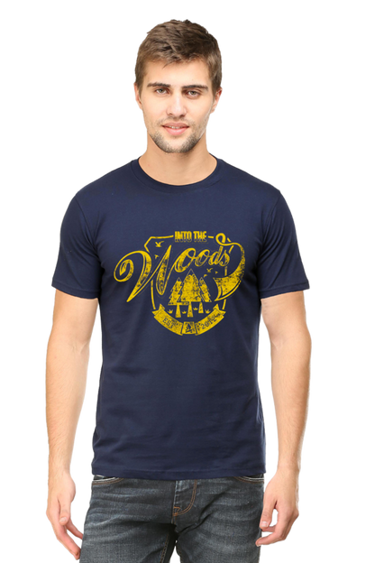 Woods’ Men’s T Shirts Navy Blue