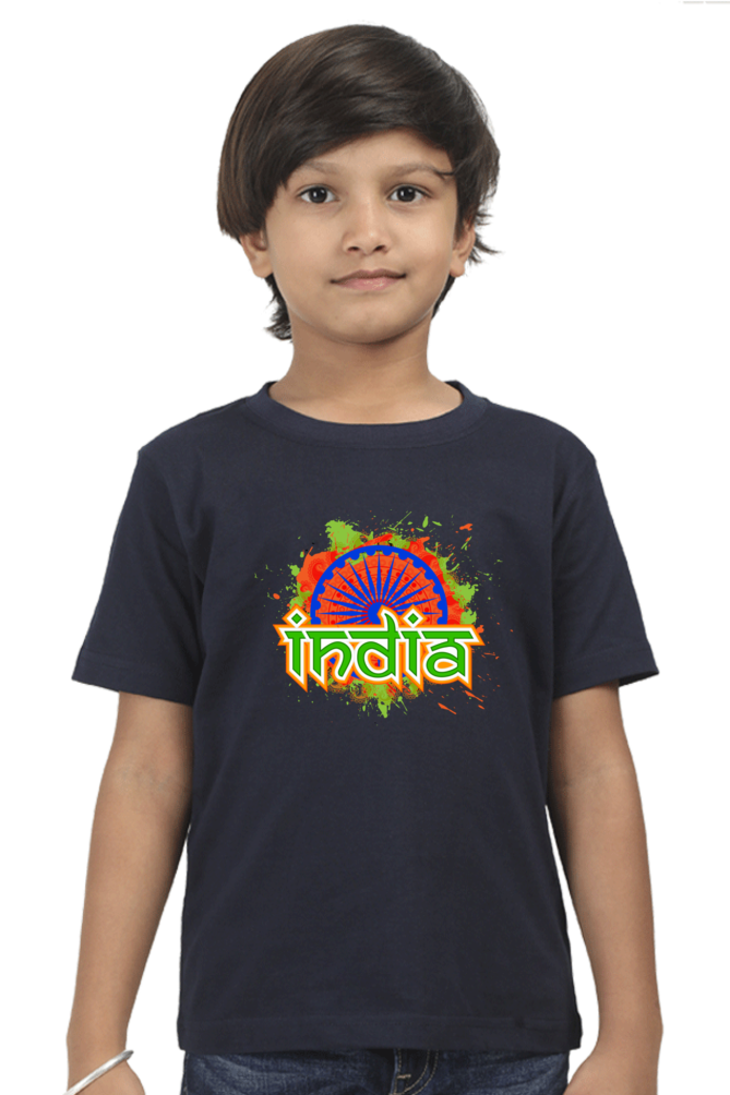 Patriotic T Shirts for Boys Navy Blue