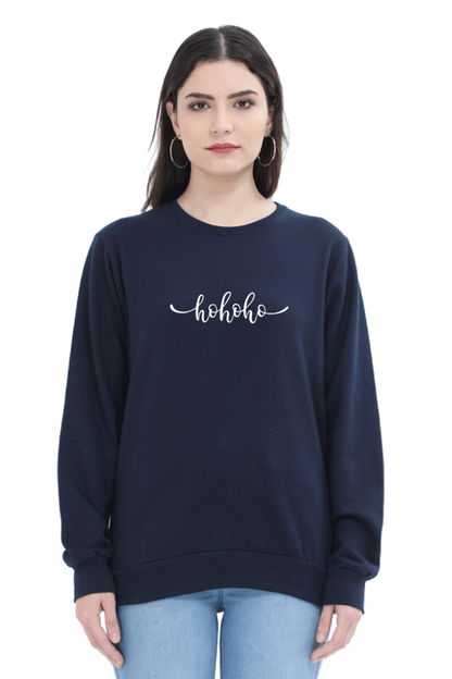 Women and Girl's Sweatshirt Navy Blue