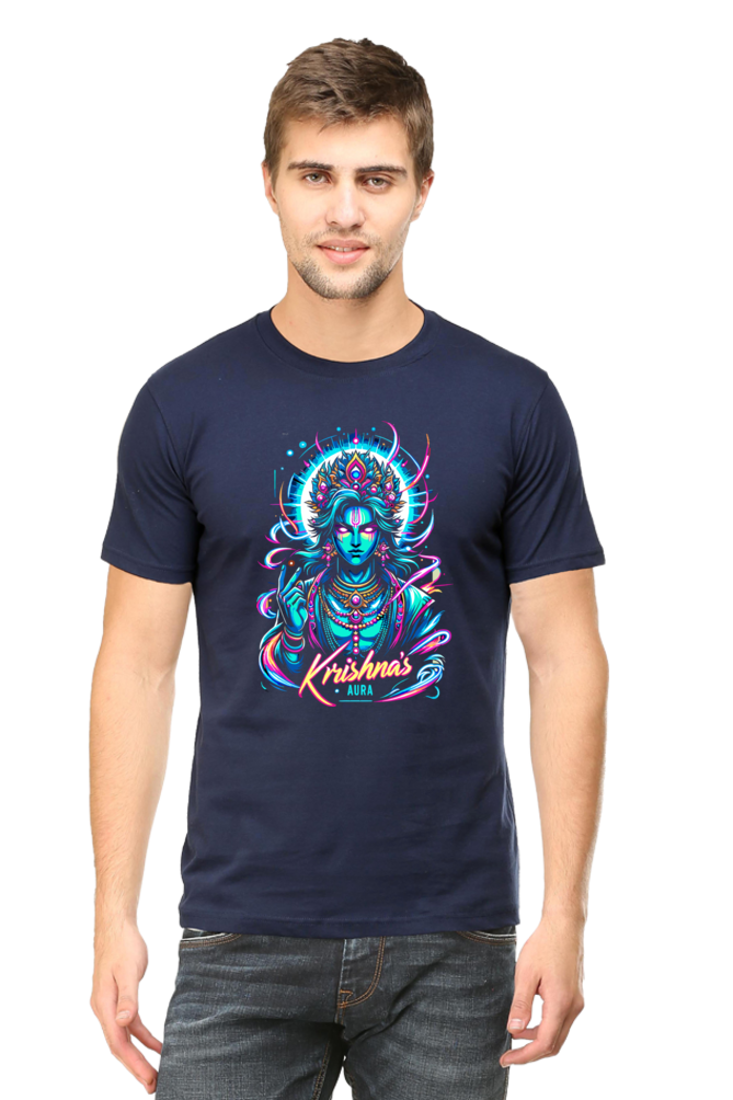 Krishna's Aura Janmashtami Men's T Shirts