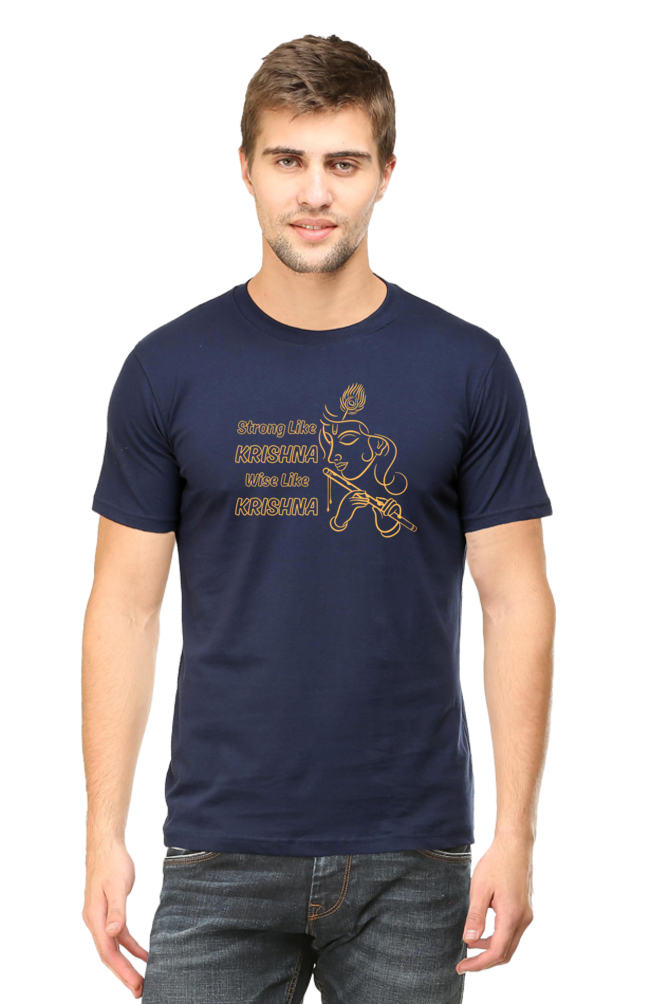 Strong Like Krishna Janmashtami Men's T Shirts