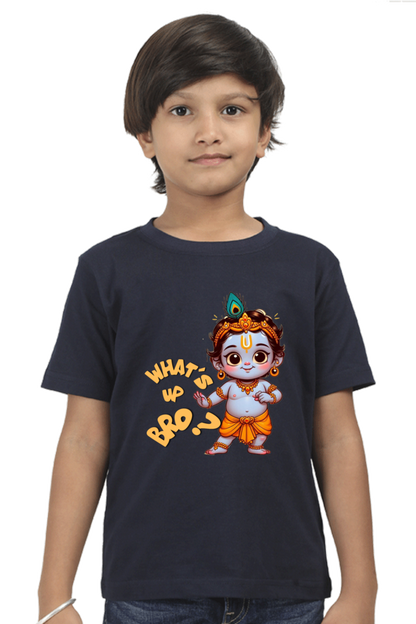 Whats Up Bro? Janmashtami Boy's T Shirts