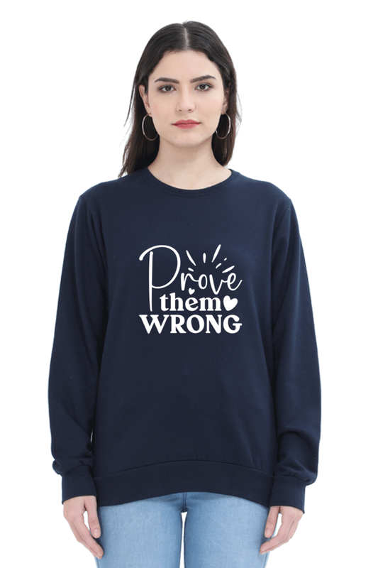 Sweatshirt For Women and Girl's Navy Blue