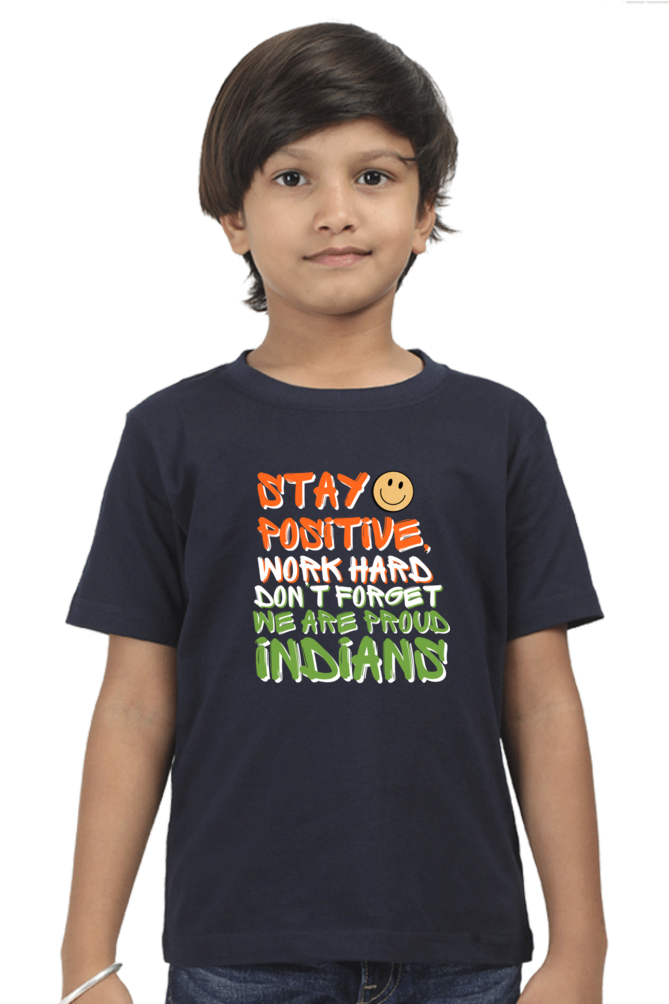 Patriotic T Shirts for Boys Navy Blue