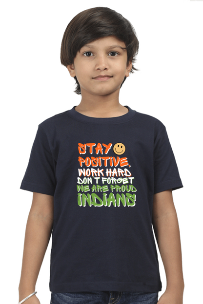 Patriotic T Shirts for Boys Navy Blue