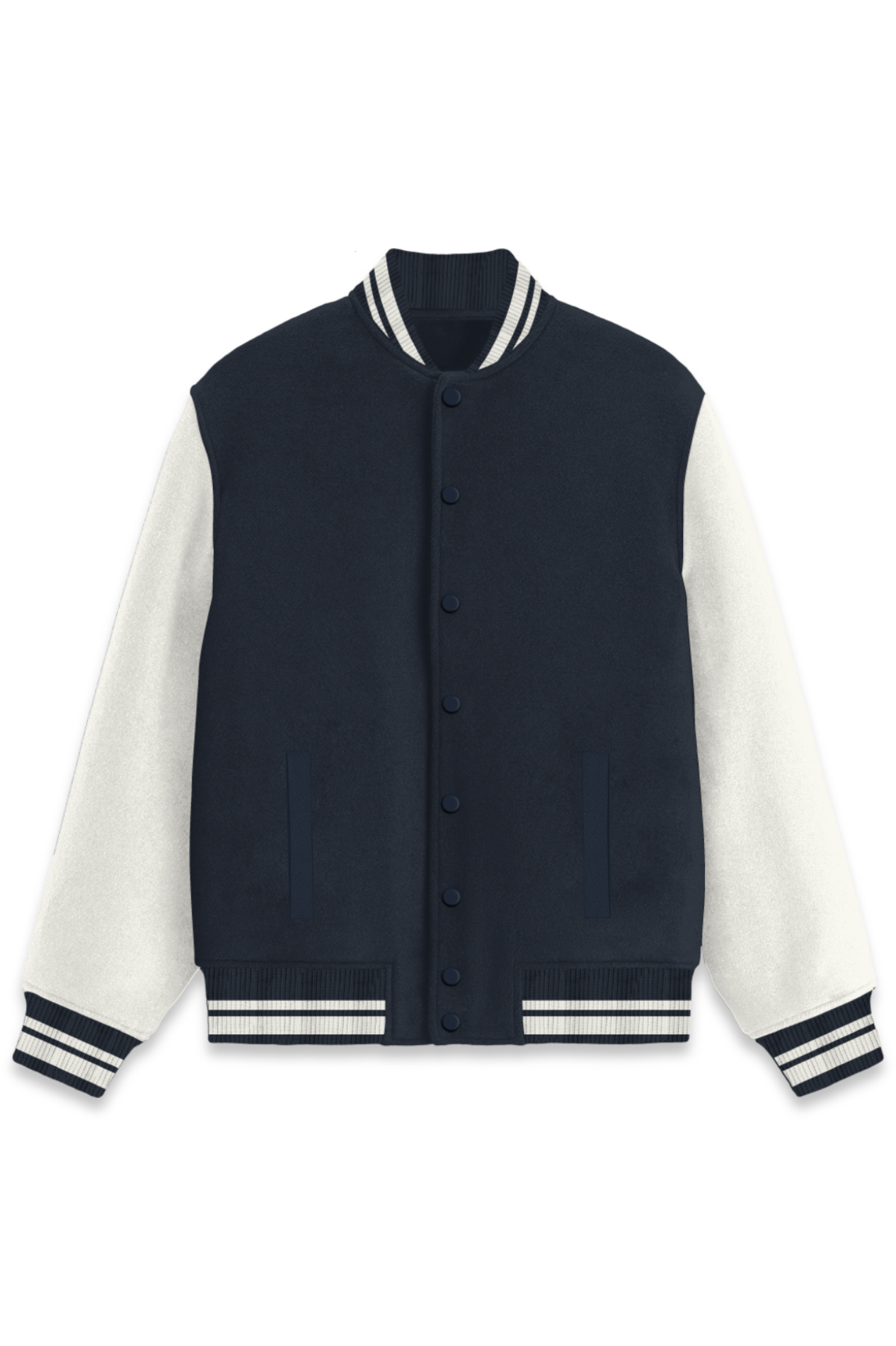 Unisex Varsity Jacket Navy Blue