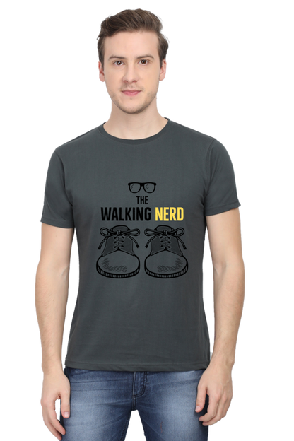 The Walking Nerd - Men's T Shirt Steel Grey