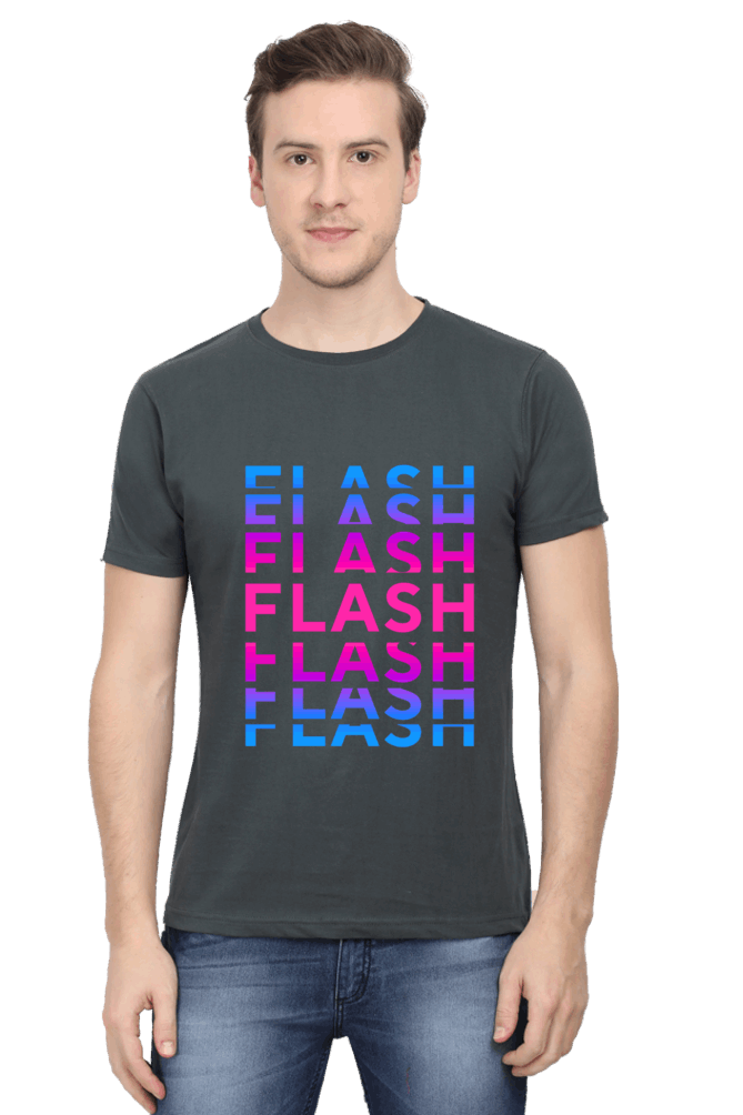 Flash Men's T Shirt Steel Grey