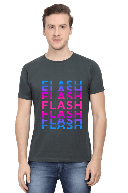 Flash Men's T Shirt Steel Grey