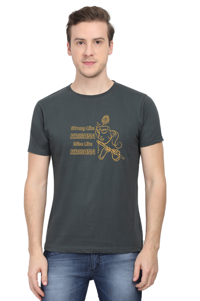 Strong Like Krishna Janmashtami Men's T Shirts