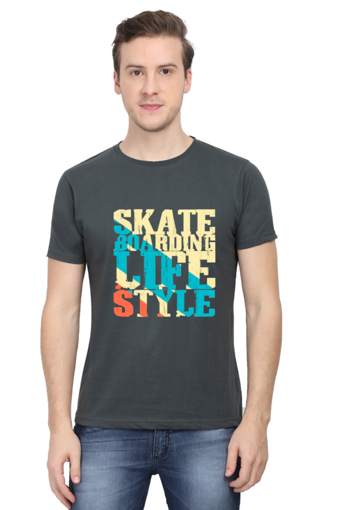 Skate Boarding Life Style Steel Grey