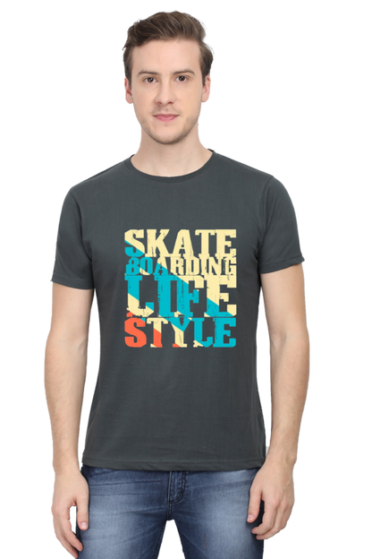 Skate Boarding Life Style Steel Grey