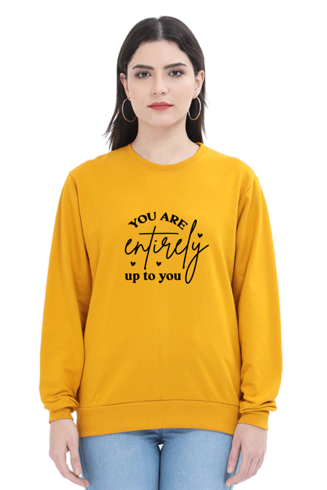 Sweatshirt For Women and Girl's Mustard Yellow