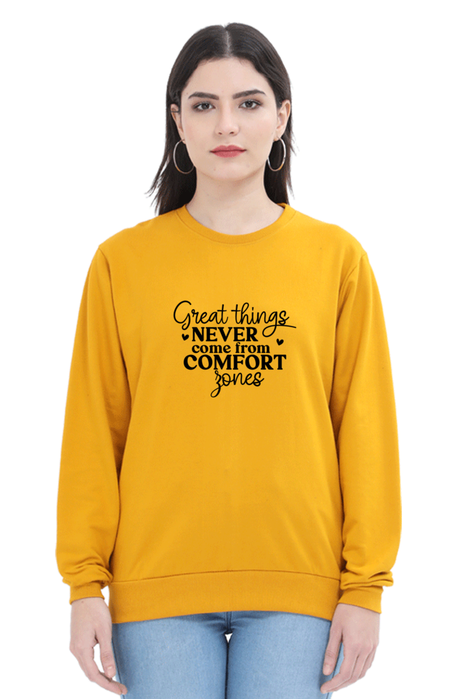 Sweatshirt For Women and Girl's Mustard Yellow